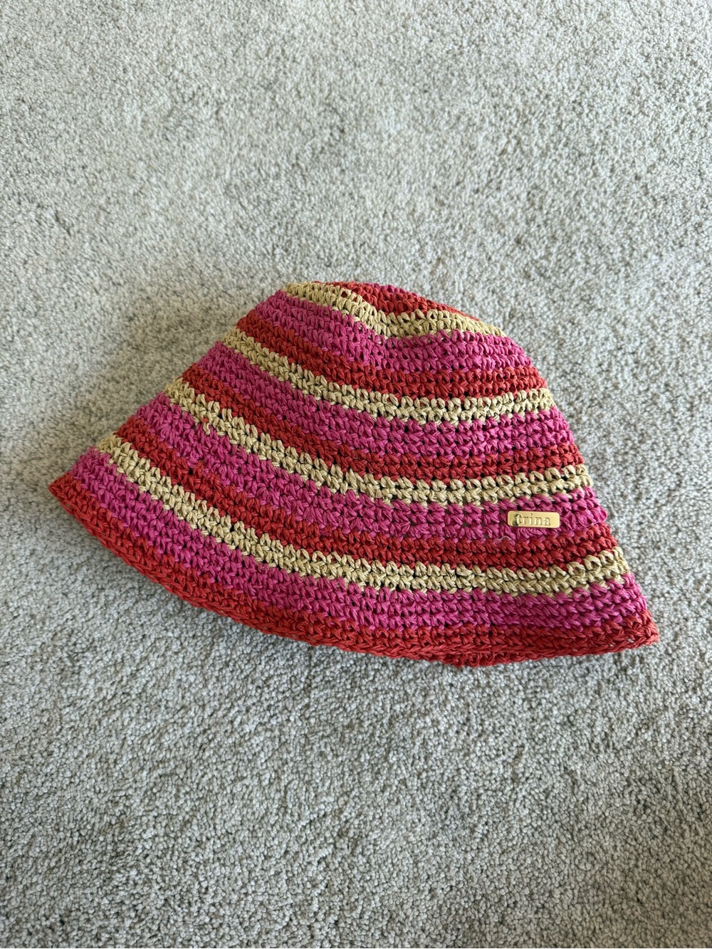 Trina Turk Raffia Bucket Hat